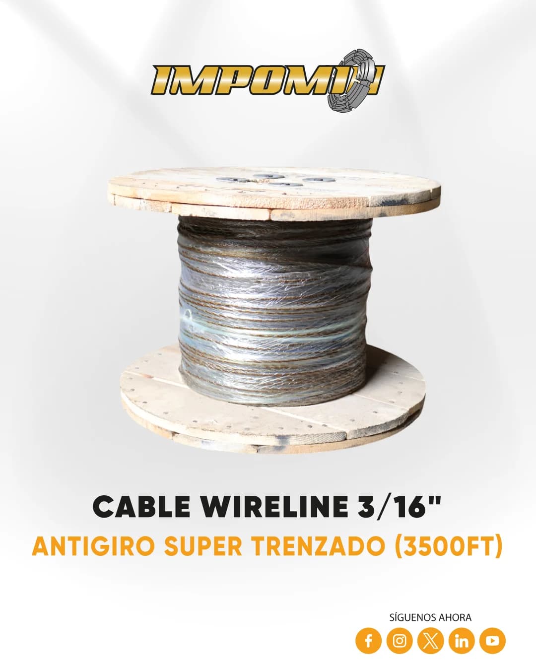 CABLE-WIRELINE-316-ANTIGIRO-SUPER-TRENZADO-(3500FT) — IMPOMIN