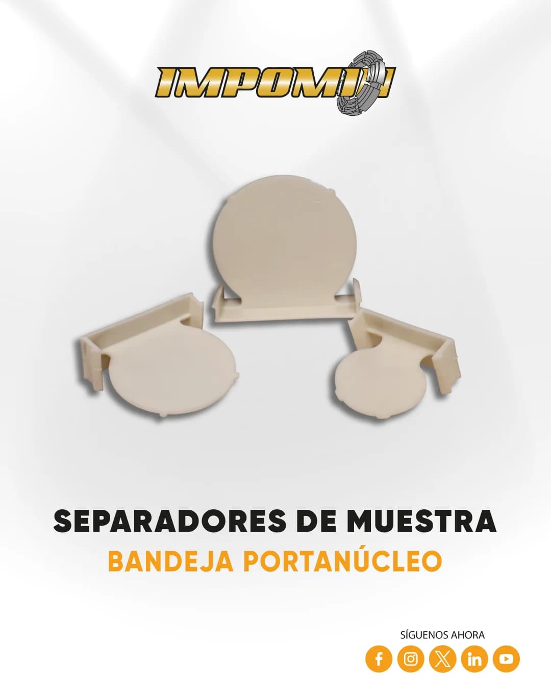 SEPARADORES-DE-MUESTRA-BANDEJA-PORTANÚCLEO — IMPOMIN